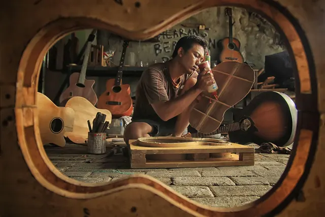 workshop, instrument, wood, craftsman, guitar, repair, builder, craft, assemble, work, electric, woodworking, rock, carpentry, music, handmade, create, measurement, construction, w