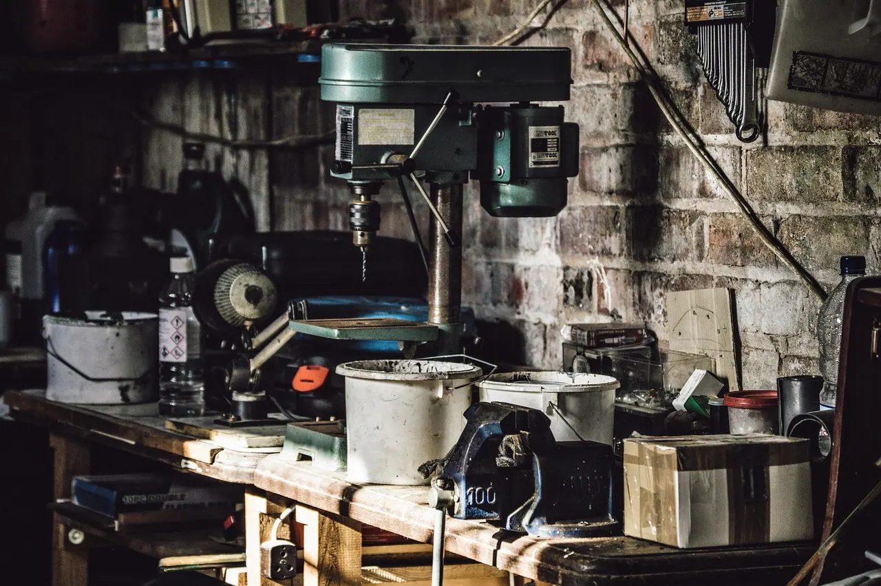 drill, equipments, garage, tools, workshop, garage, garage, garage, garage, garage, workshop